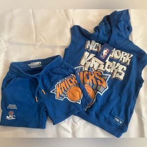 Cotton On Kids Blue NBA Shorts- sz 4